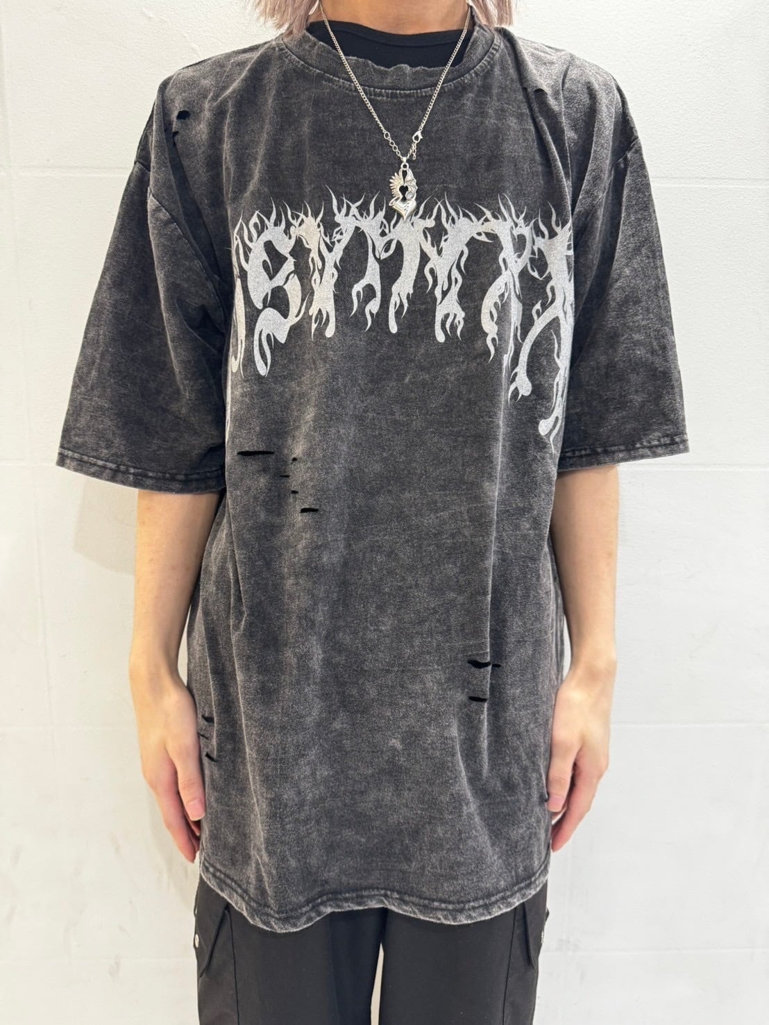 PSYNYXX ピグメントドロフォントTshirts