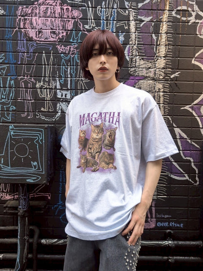 キジトラキャットTシャツ サブカル サブスト