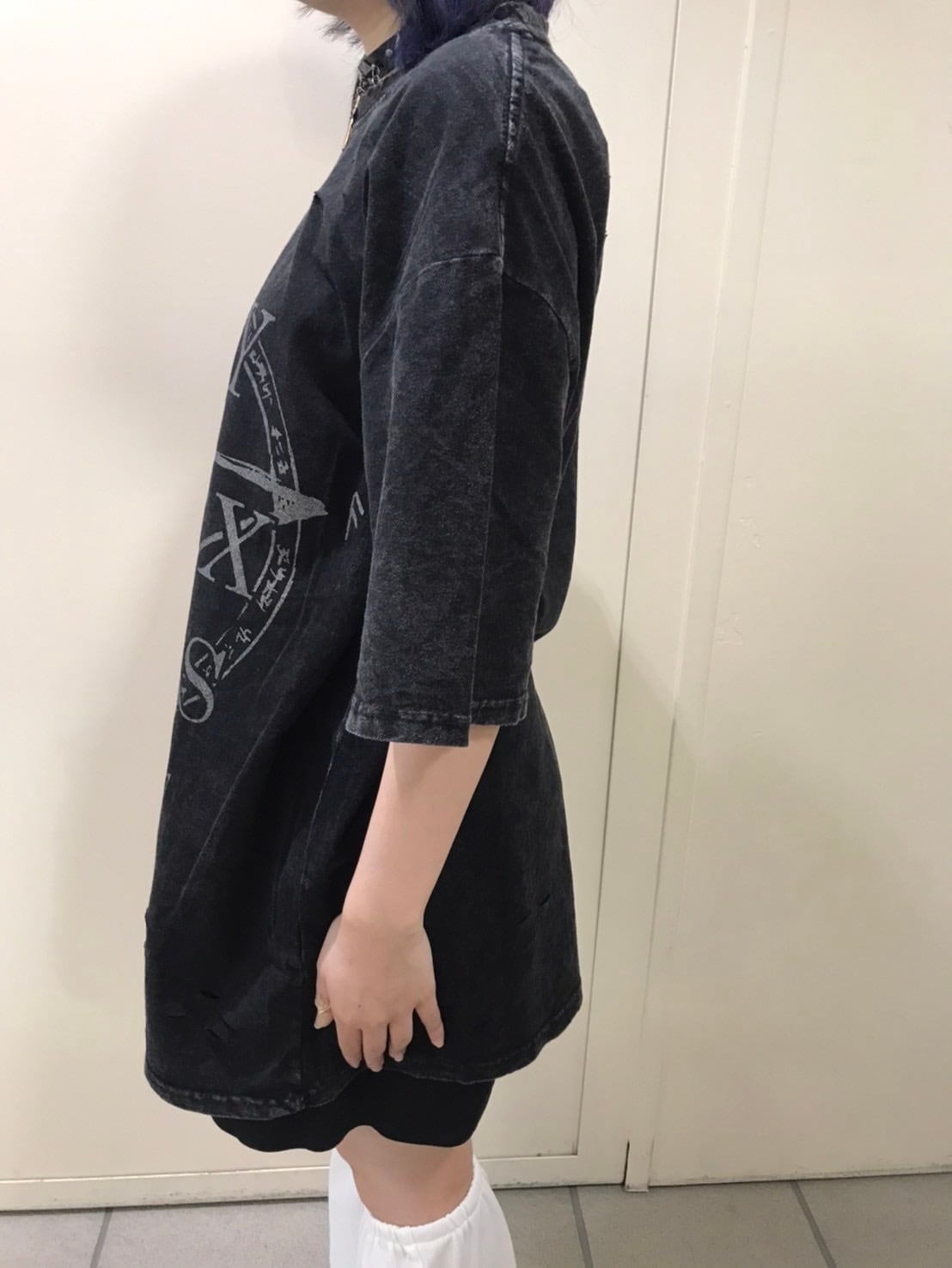 PSYNYXX ピグメント魔法陣tshirts