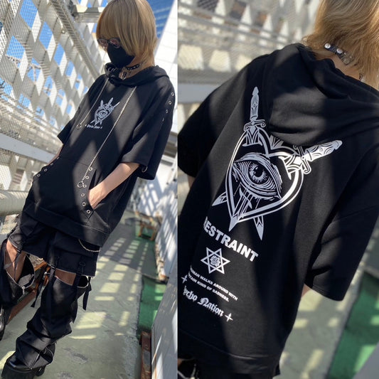 PSYNYXX SELECT フリーメイソン半袖パーカー
