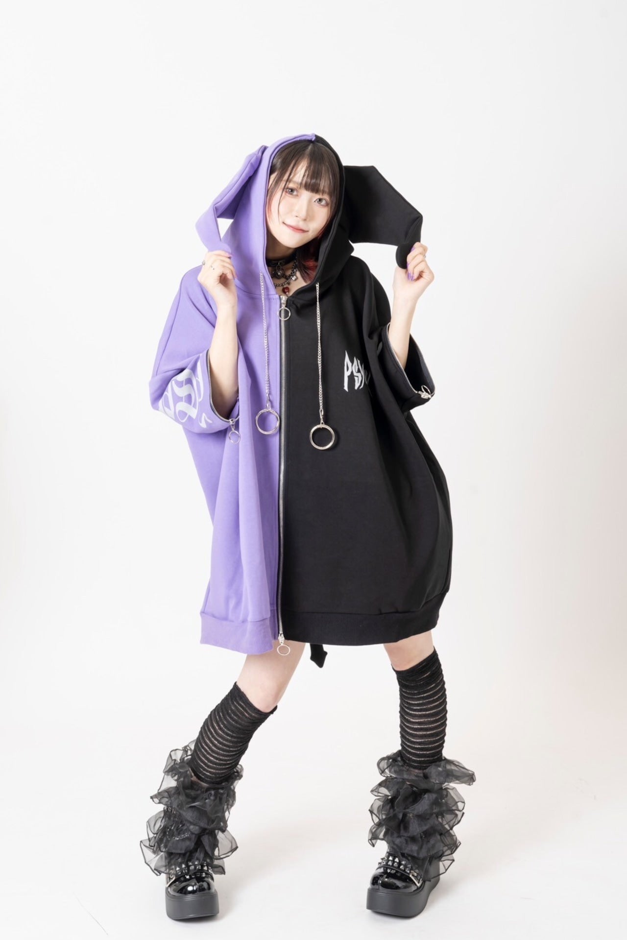 【希少】KUROMIクロミ×PSYNYXXパーカー 地雷 サブカル サンリオ