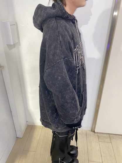 新型PSYNYXXケミカルダメージプルオーバーパーカー