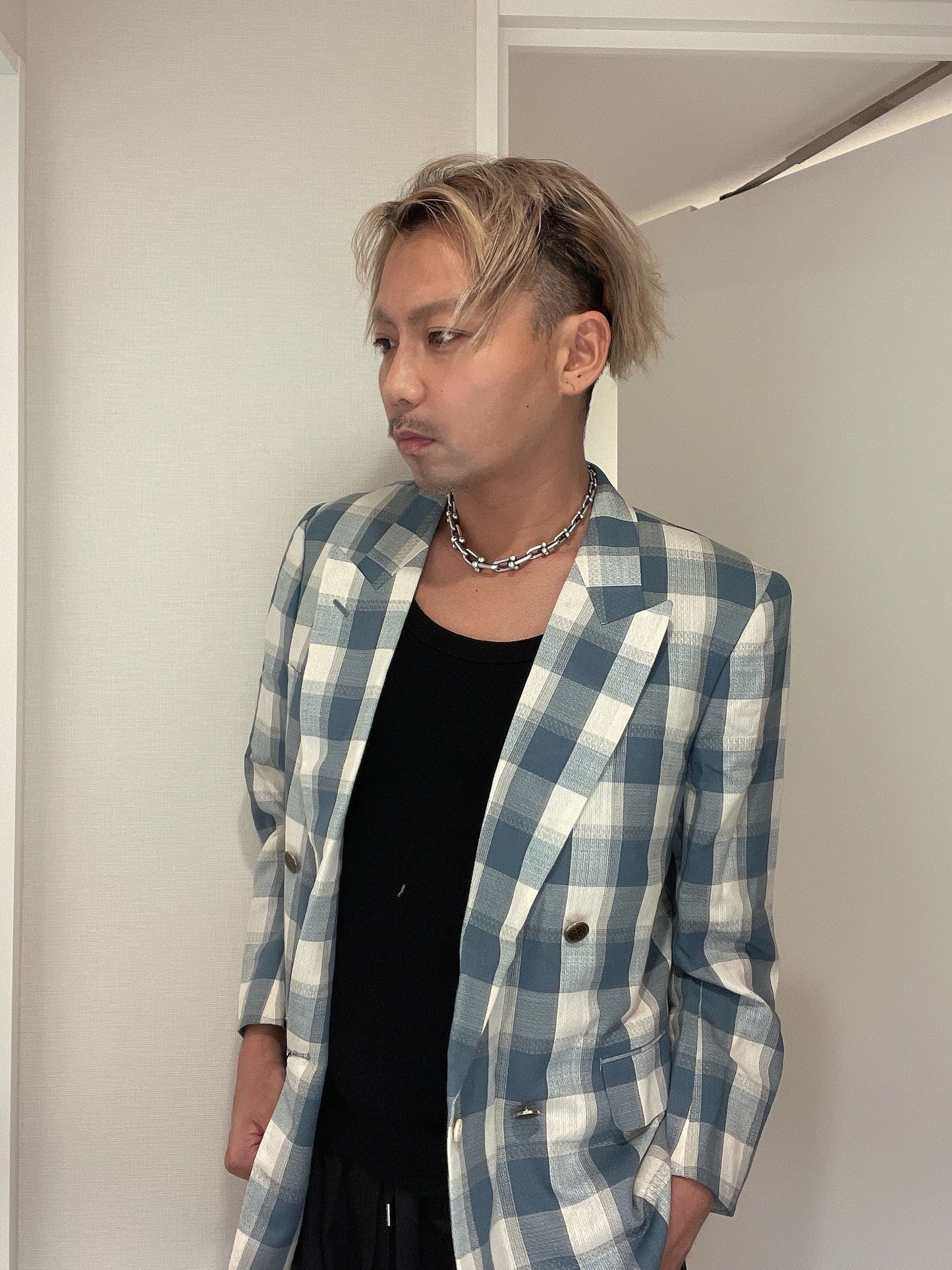 BARCON 肩パッドテーラードジャケット