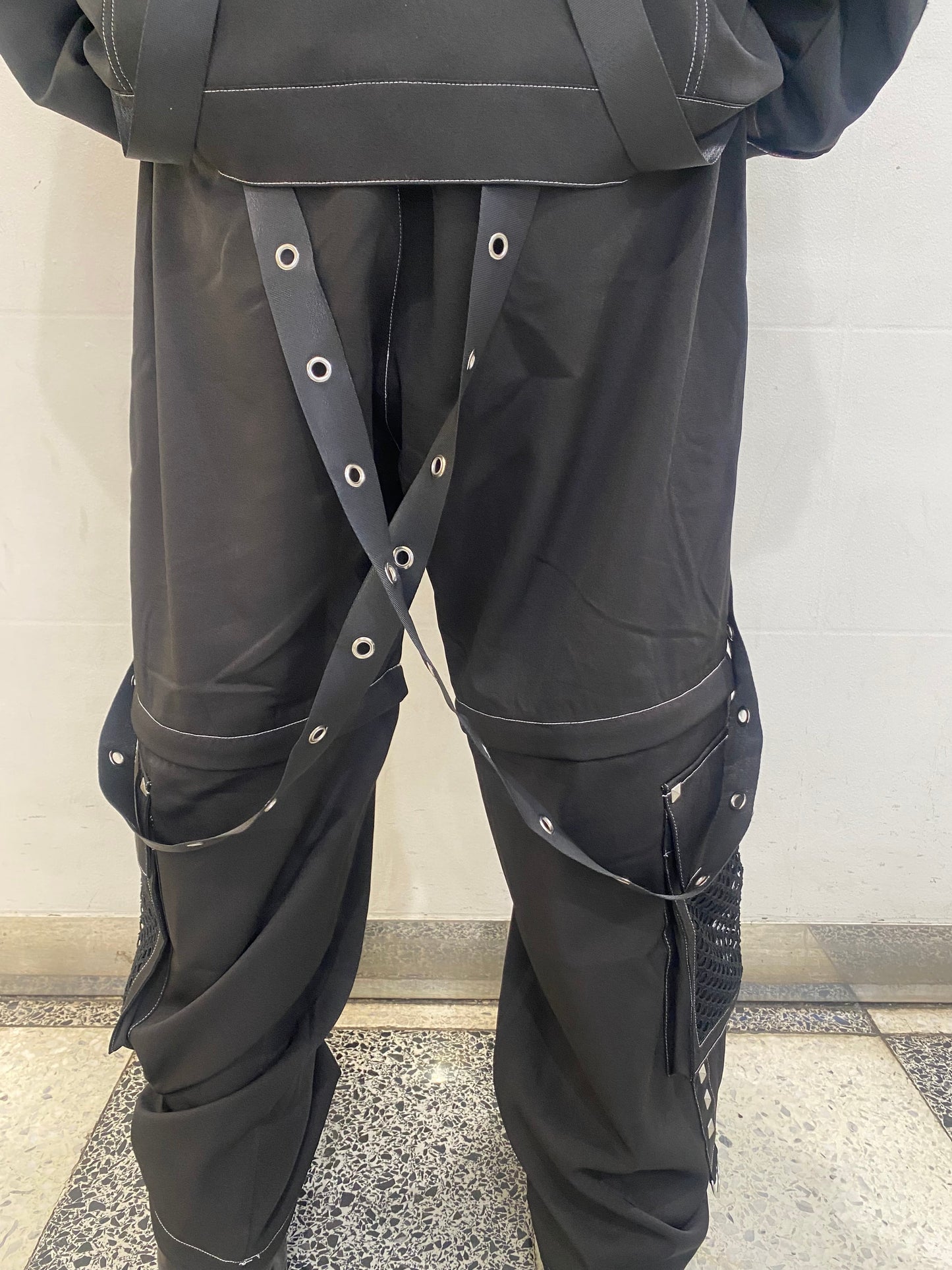 PSYNYXX BY THICC 切替メッシュベルトパンツ