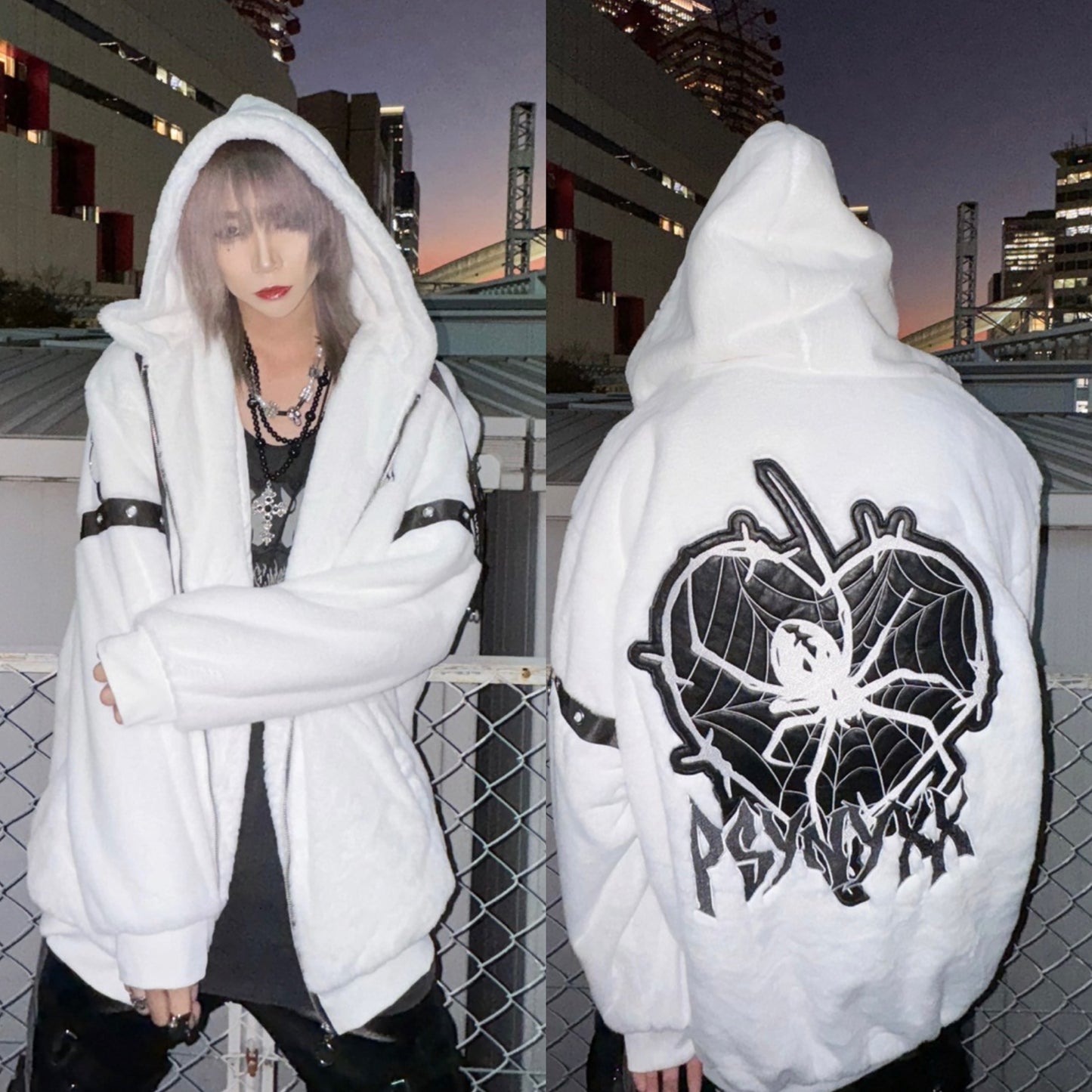 PSYNYXX スパイダーファーブルゾン 地雷系 サブカル サブジラ