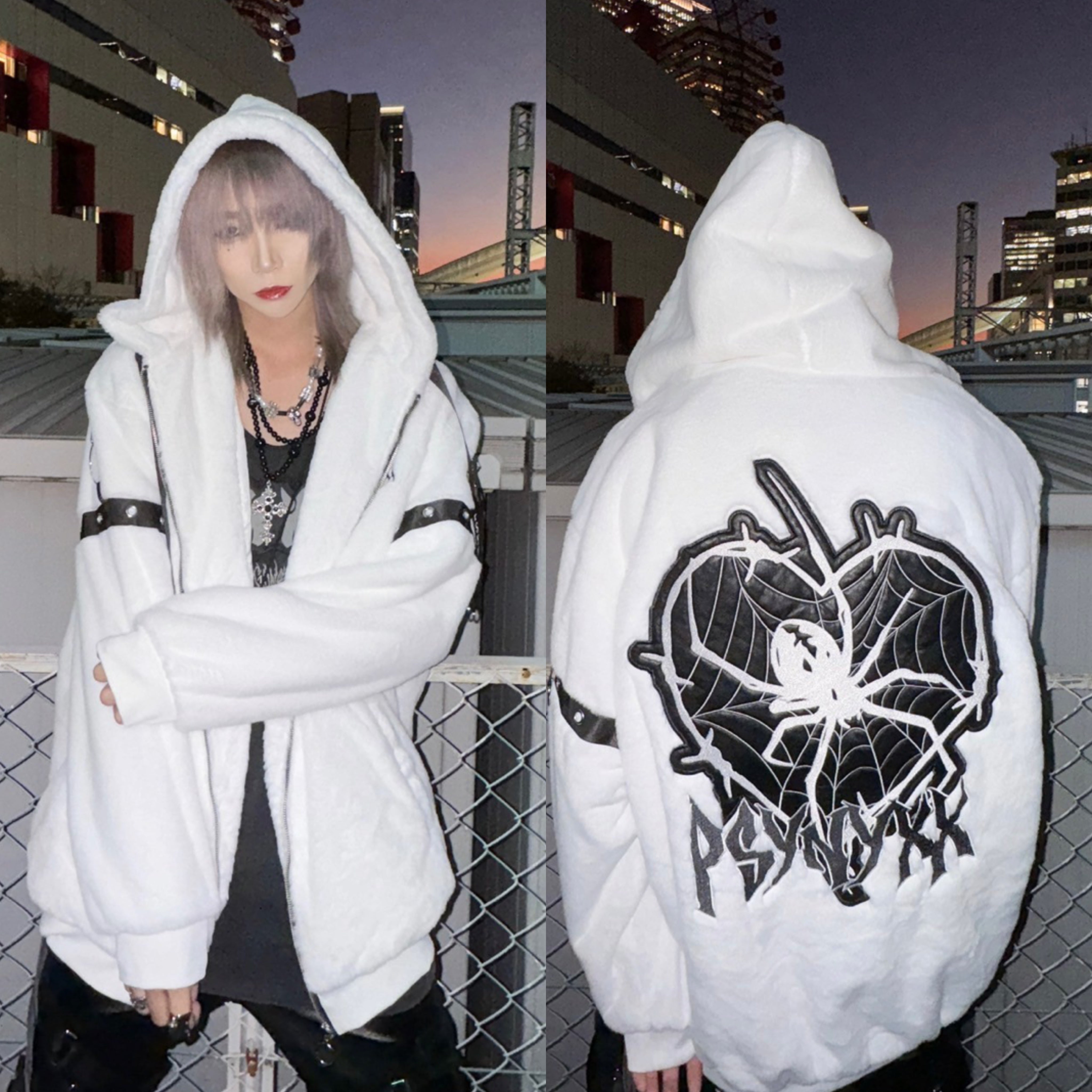PSYNYXX スパイダーファーブルゾン 地雷系 サブカル サブジラ
