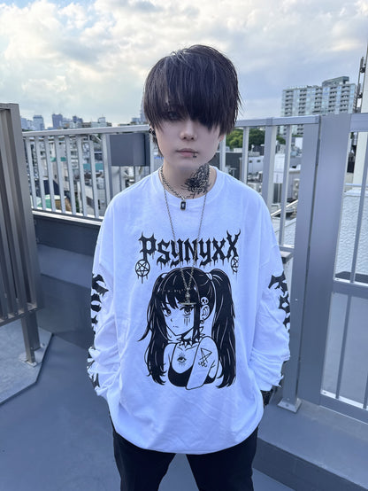 PSYNYXX Y2KガールロンT サブカル サブジラ 地雷 ストリート