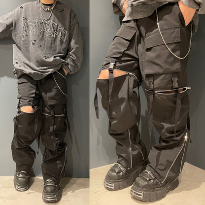売れ筋NO.1 PSYNYXX THICC ジップワイドカーゴパンツ