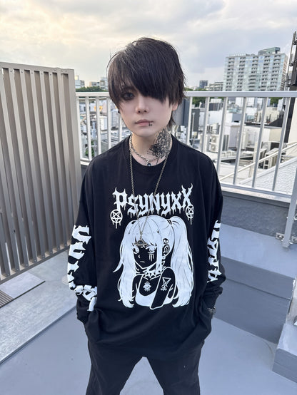 PSYNYXX Y2KガールロンT サブカル サブジラ 地雷 ストリート