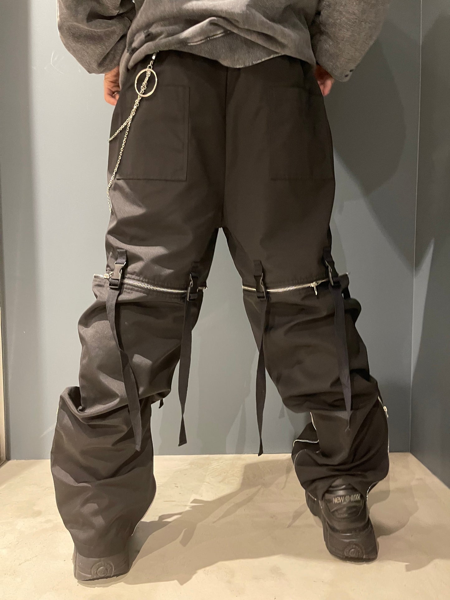 売れ筋NO.1 PSYNYXX THICC ジップワイドカーゴパンツ