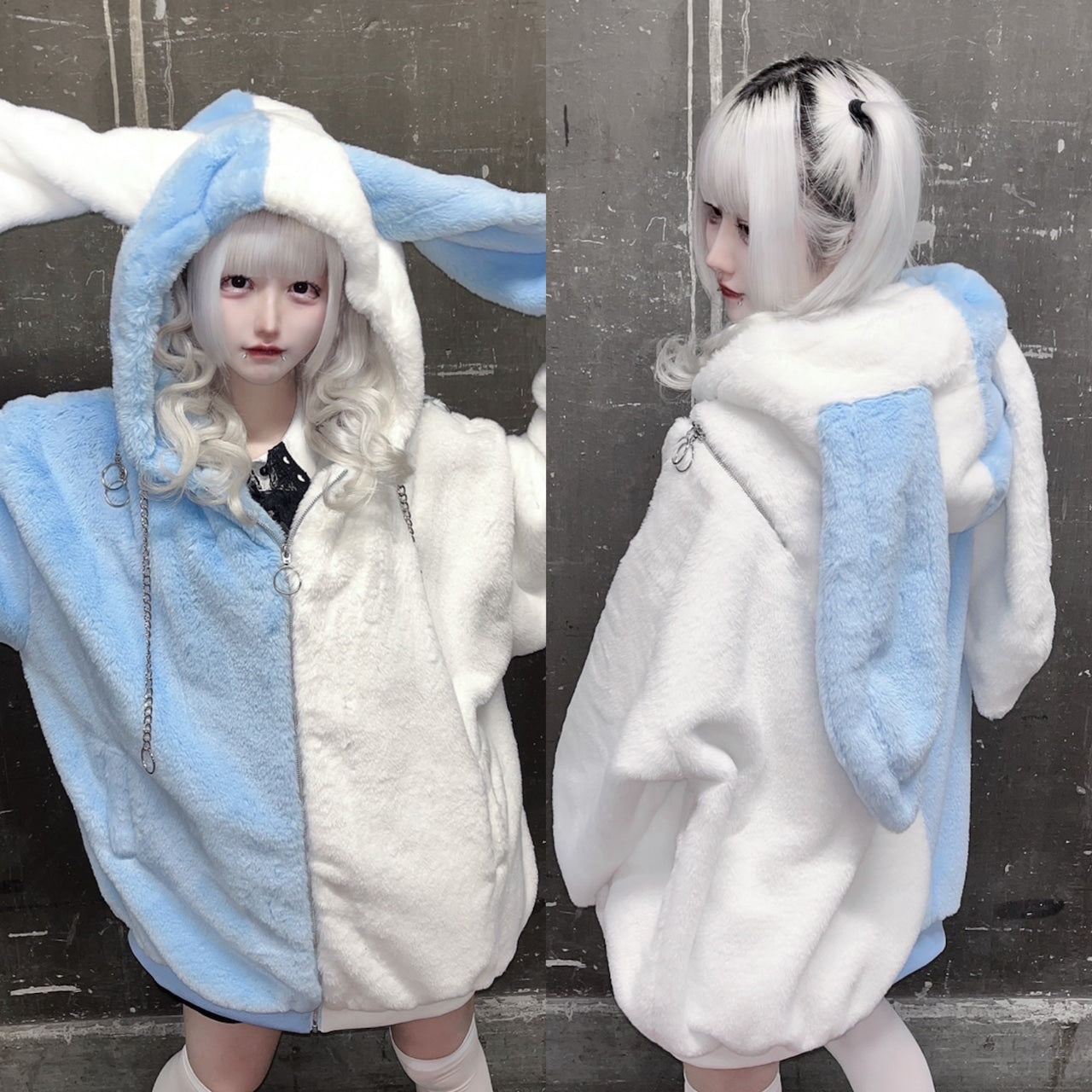 PSYNYXX うさ耳ファーブルゾン 地雷 サブジラ