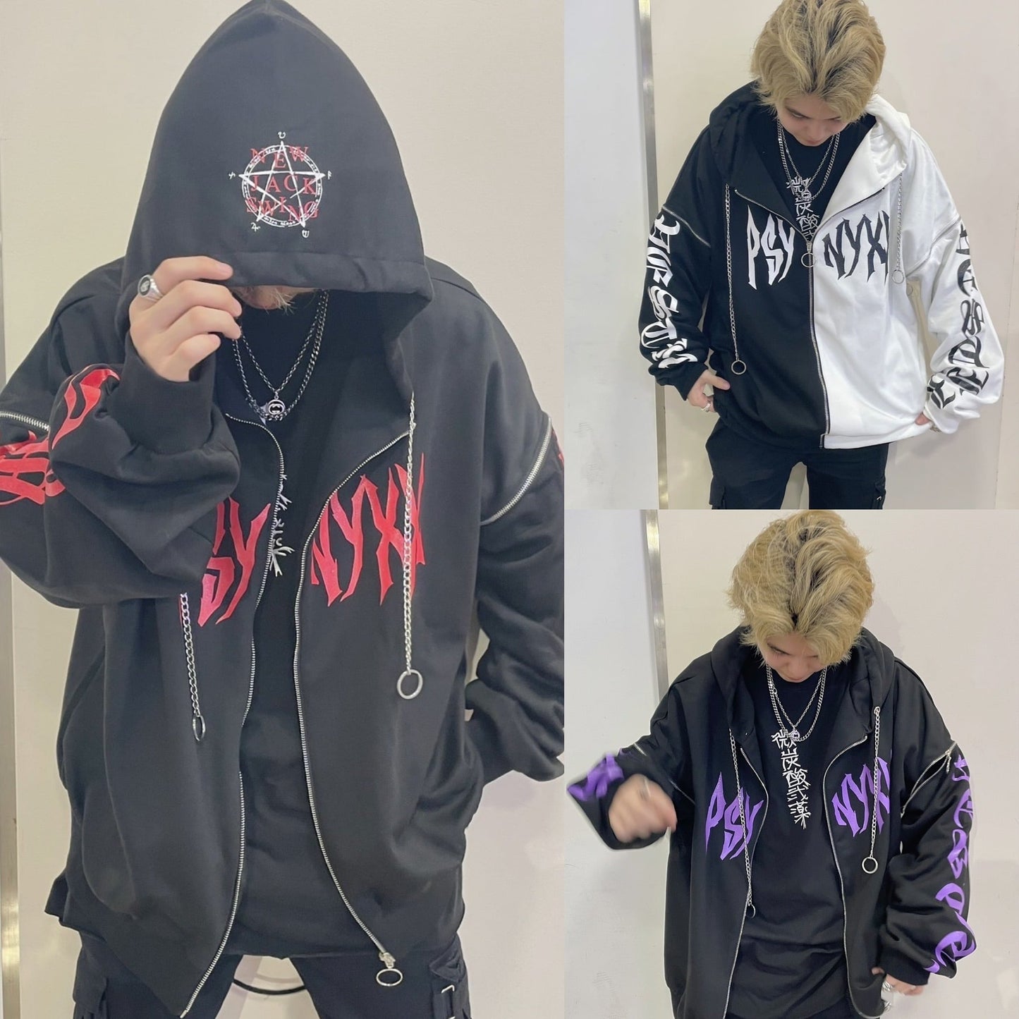 PSYNYXX 魔法陣パーカー(ツノ無し)