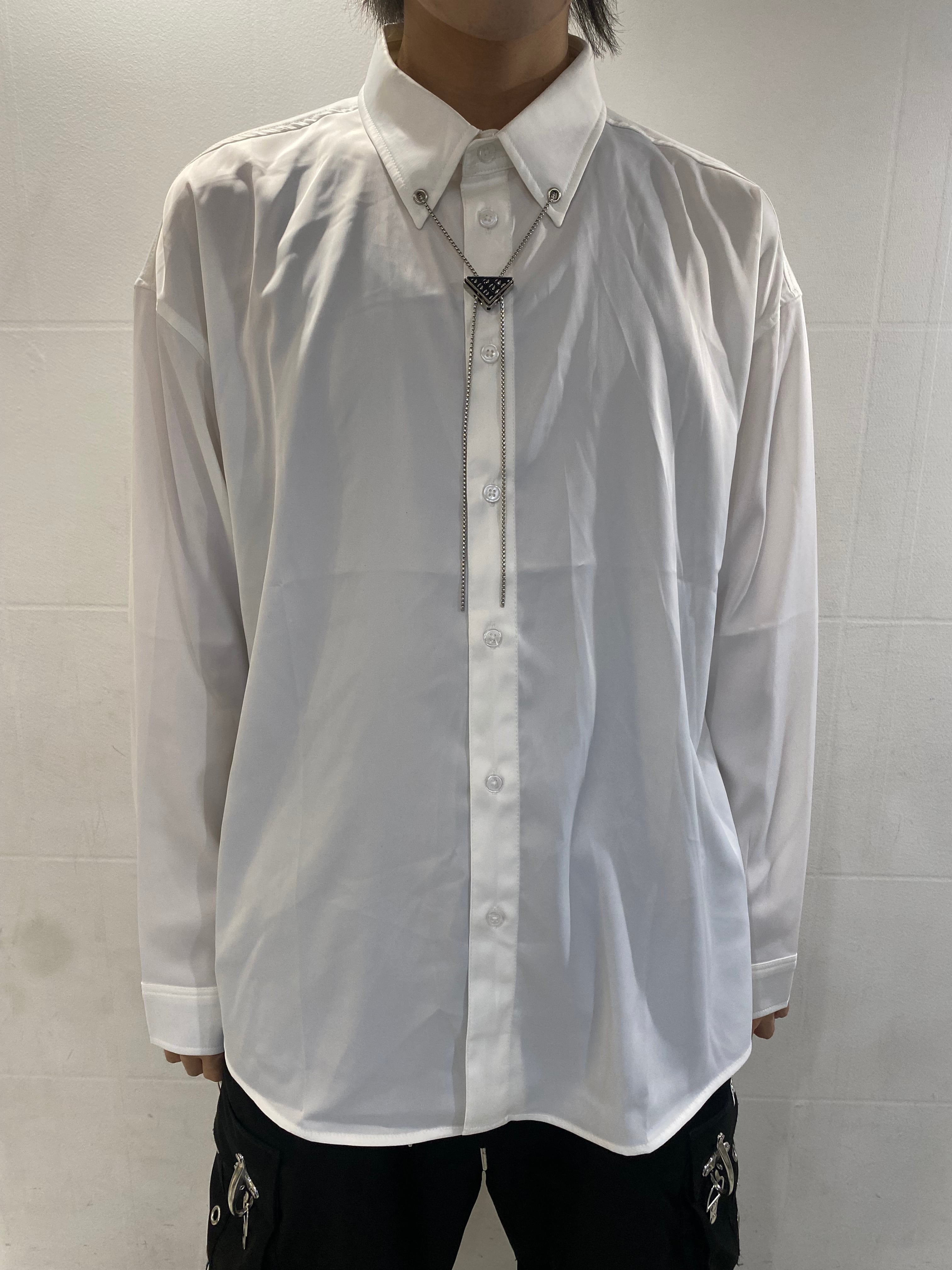 PSYNYXX BY THICC Select Chain Loop Tie Shirt