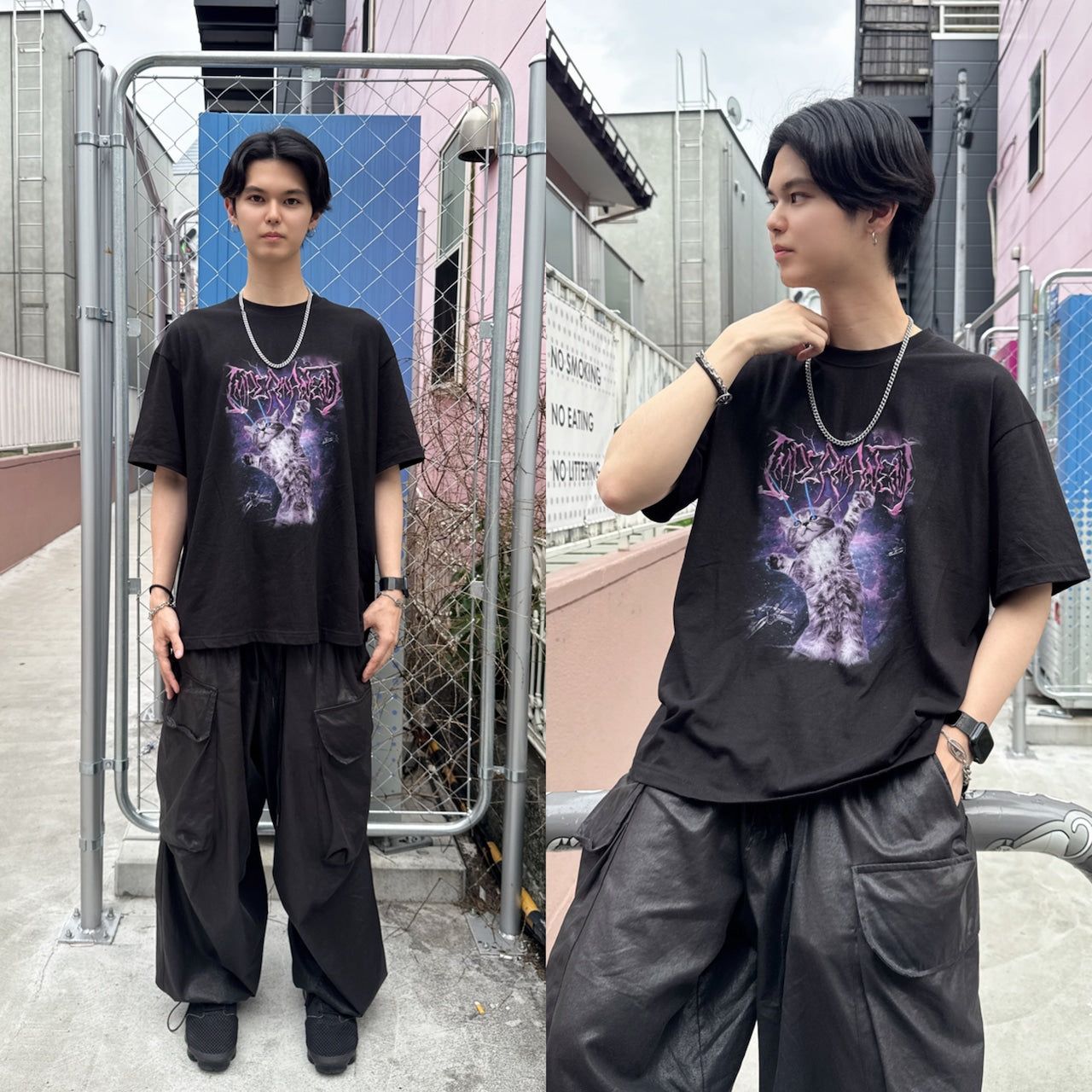 キャットビームTシャツ サブカル ストリート