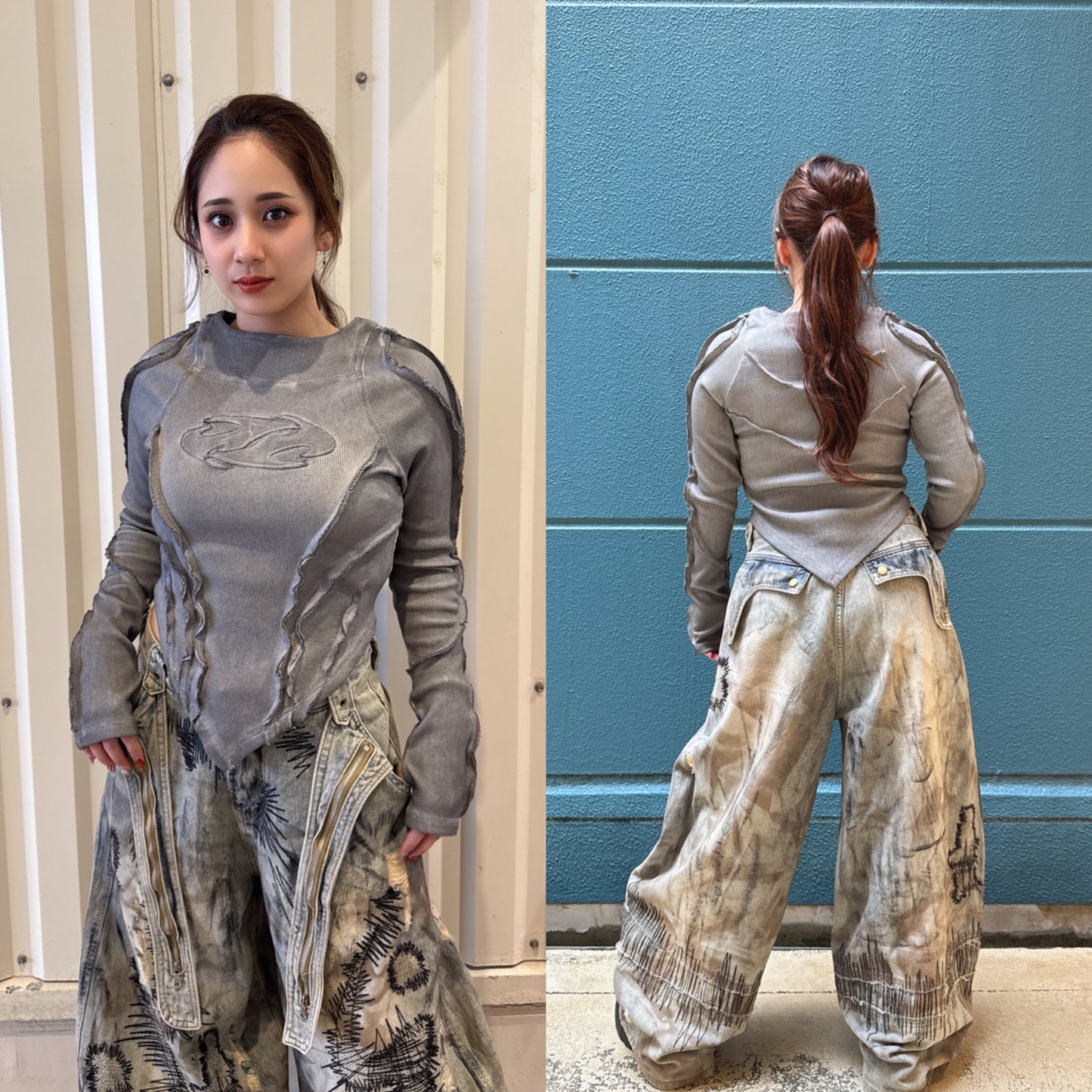 BARCON フェードコルセットロンT