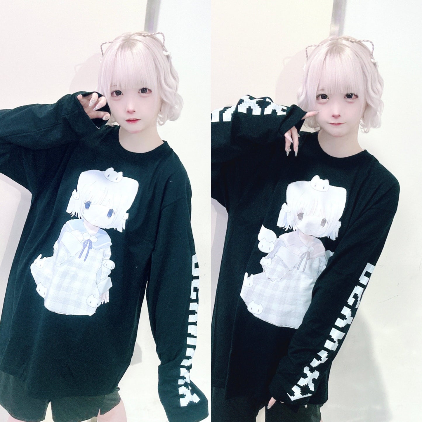 ぺろ×PSYNYXX ロンT 新色BLACK！