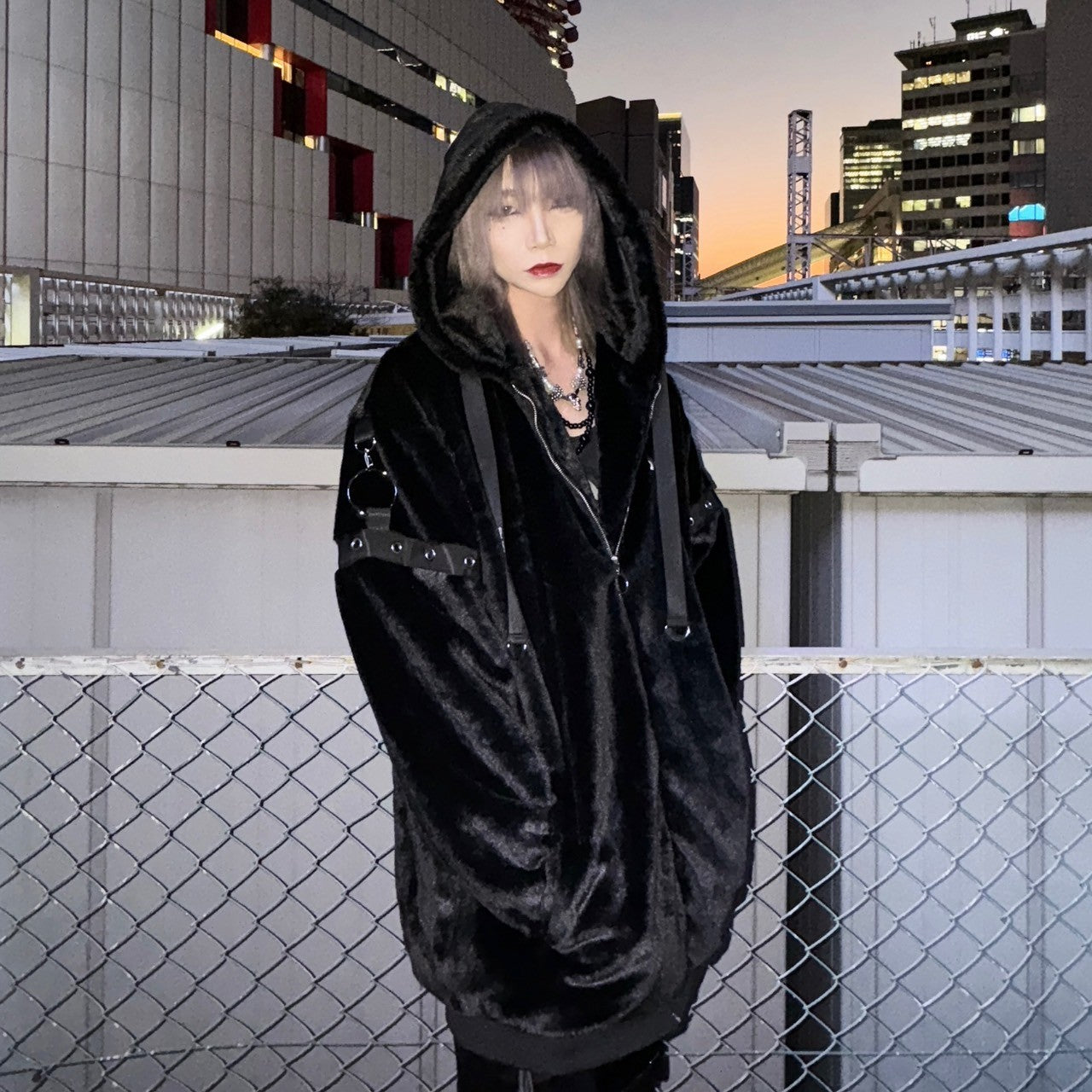 PSYNYXX スパイダーファーブルゾン 地雷系 サブカル サブジラ