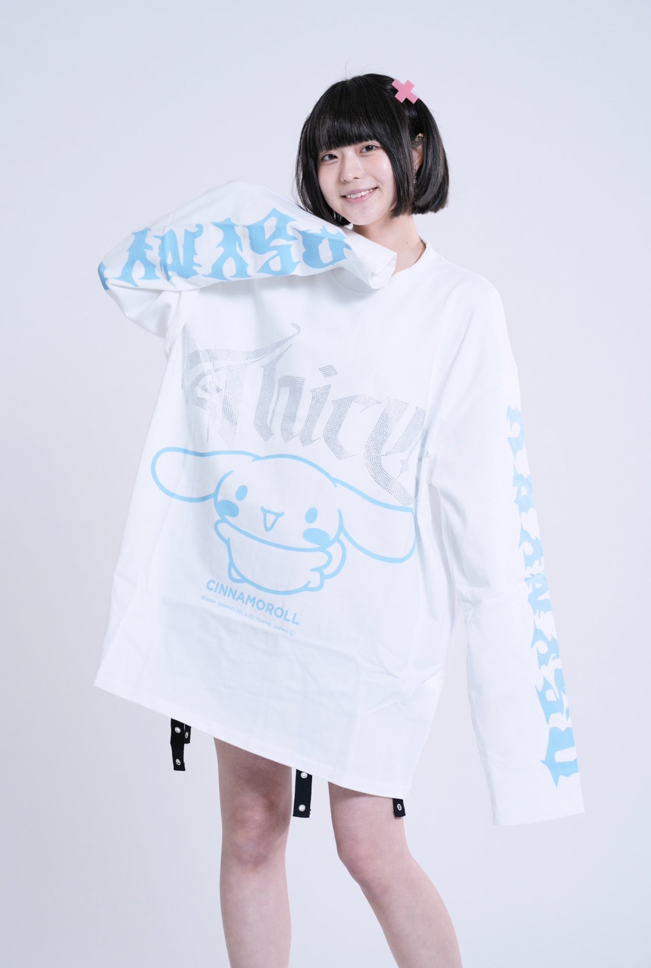 シナモロール×PSYNYXXコラボロンT ゆめ病みストリートサンリオ サブカル サブジラ　