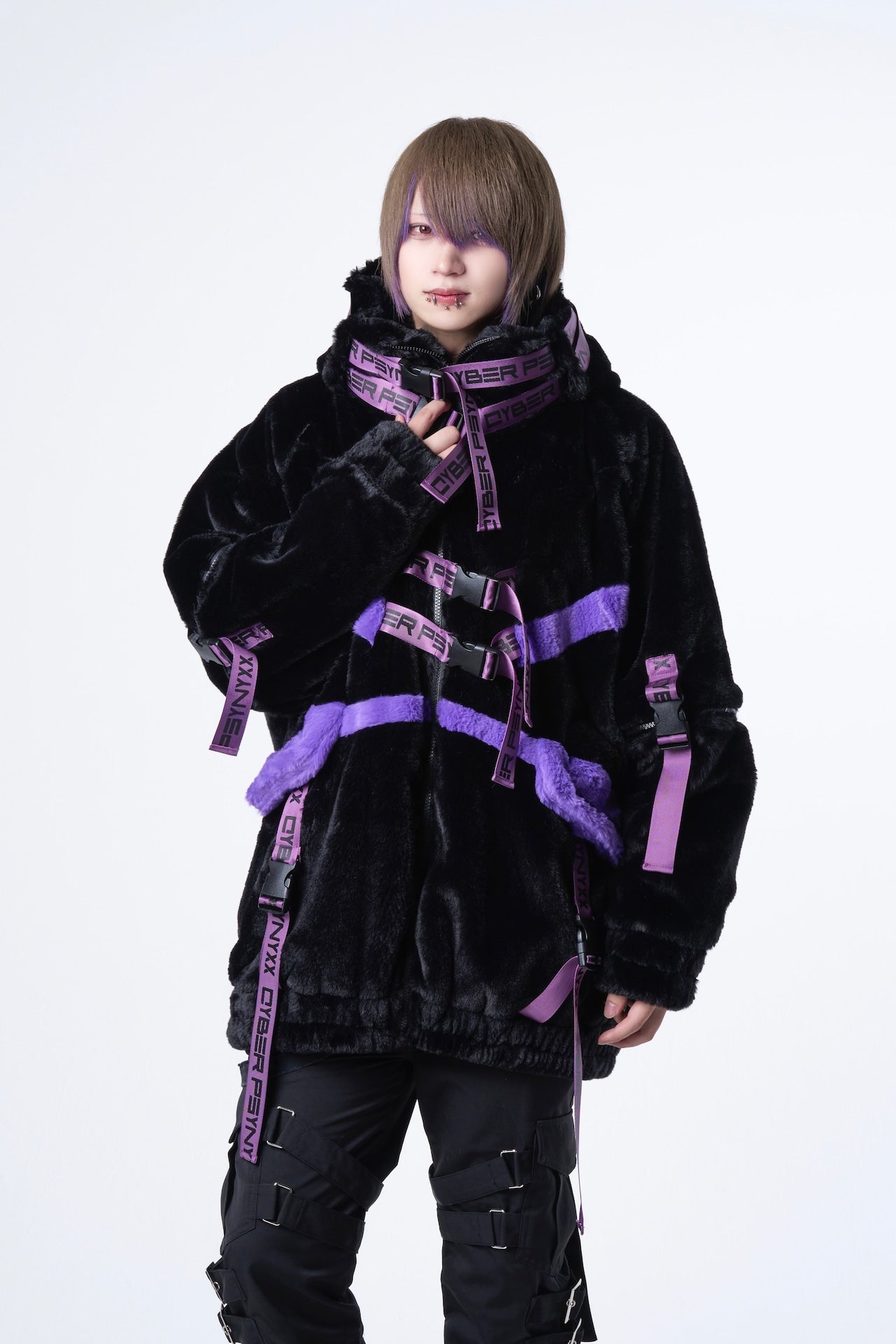 PSYNYXXサイバーファーブルゾン　グランジ　cyber アウター　冬服
