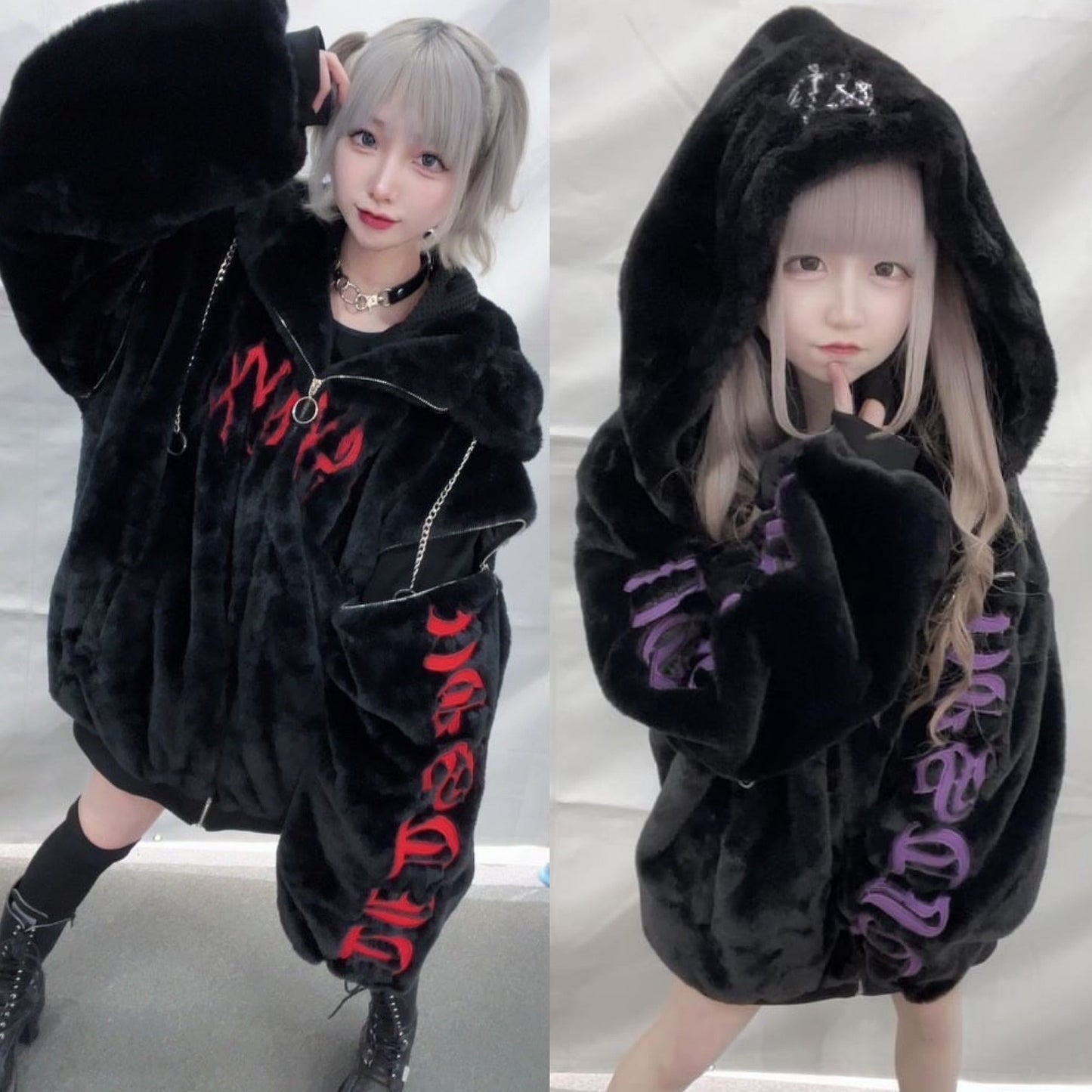 PSYNYXX×THICC 魔法陣ファーブルゾン