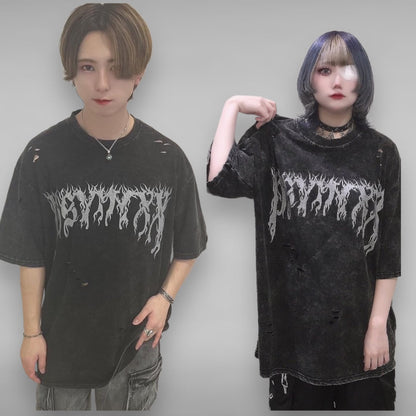 PSYNYXX ピグメントドロフォントTshirts