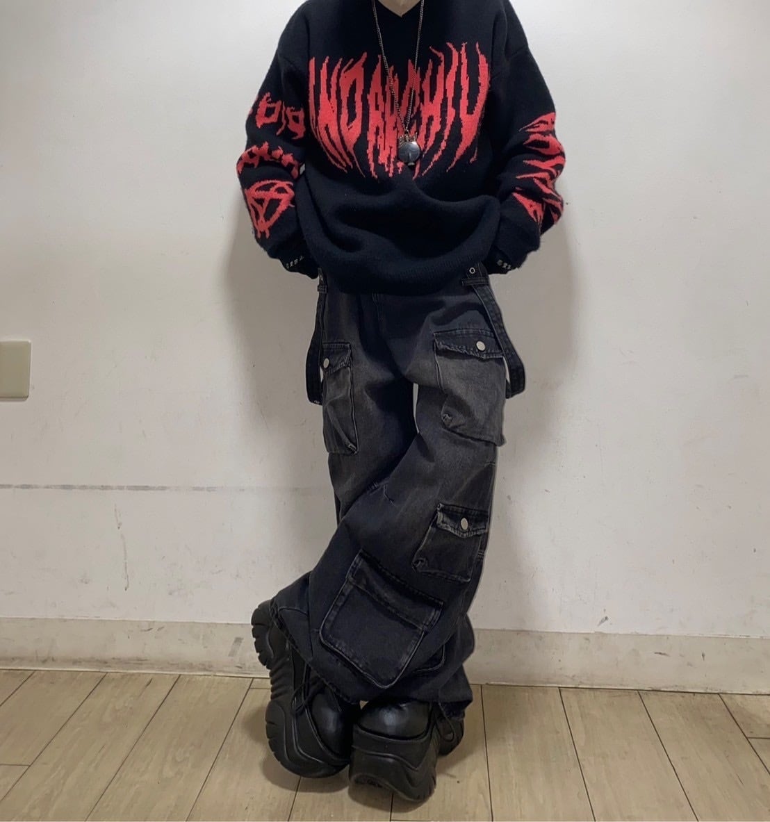 THICC PSYNYXX ワイドカーゴパンツ