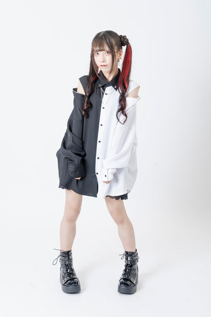 PSYNYXX 新・チェーンZIPシャツ
