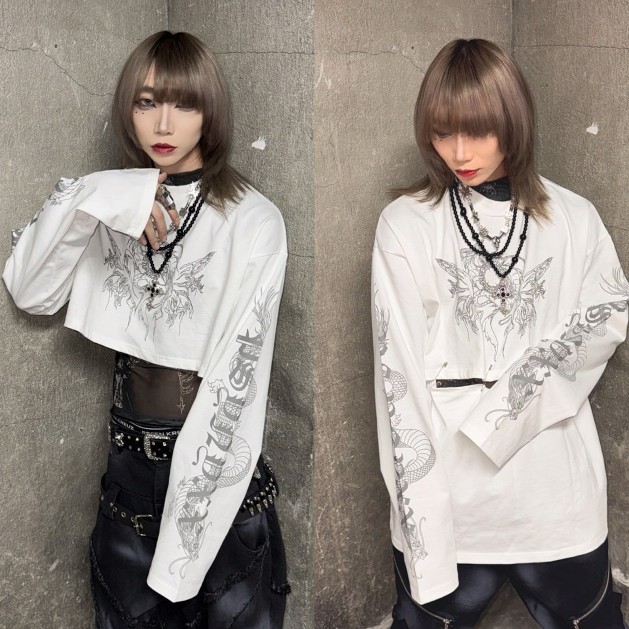 PSYNYXX  龍2WAYロンT