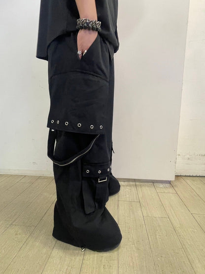 【数量限定】　ワイドストラップカーゴパンツ