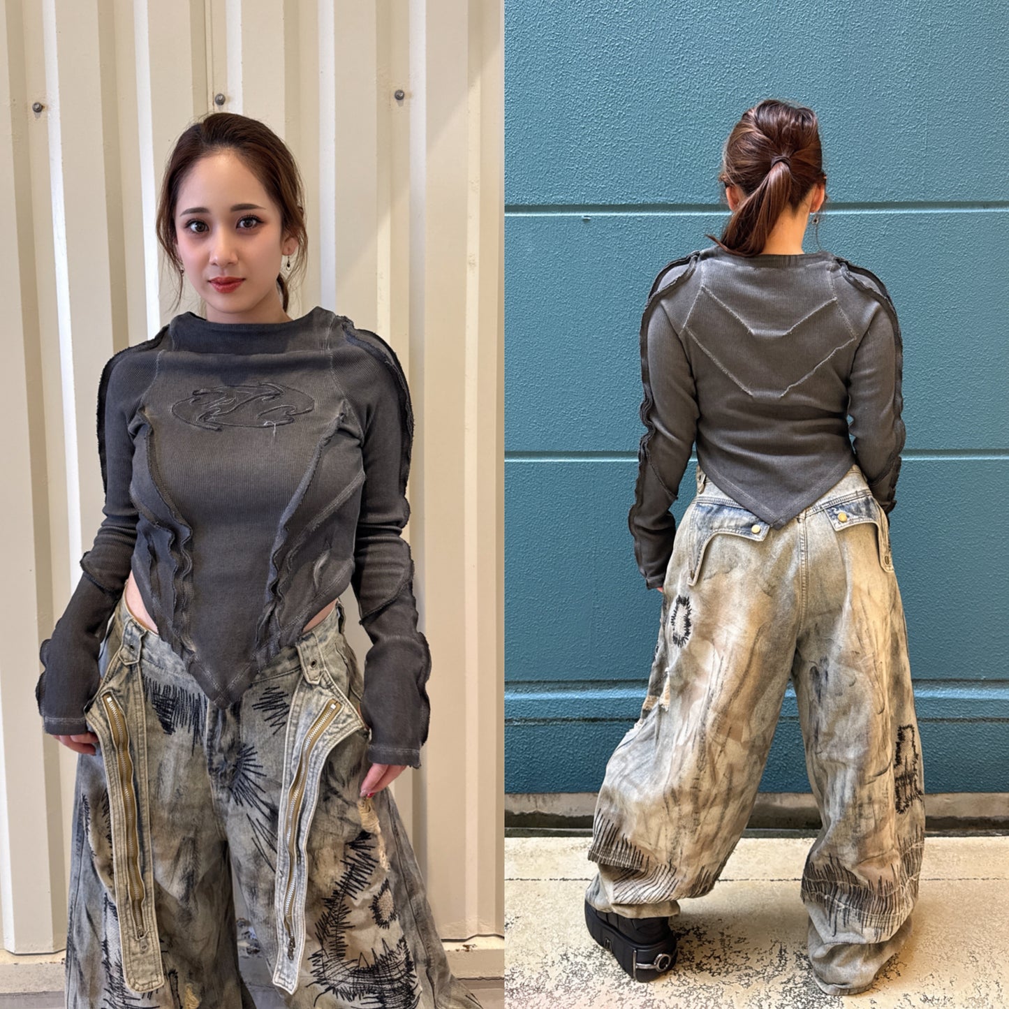 BARCON フェードコルセットロンT