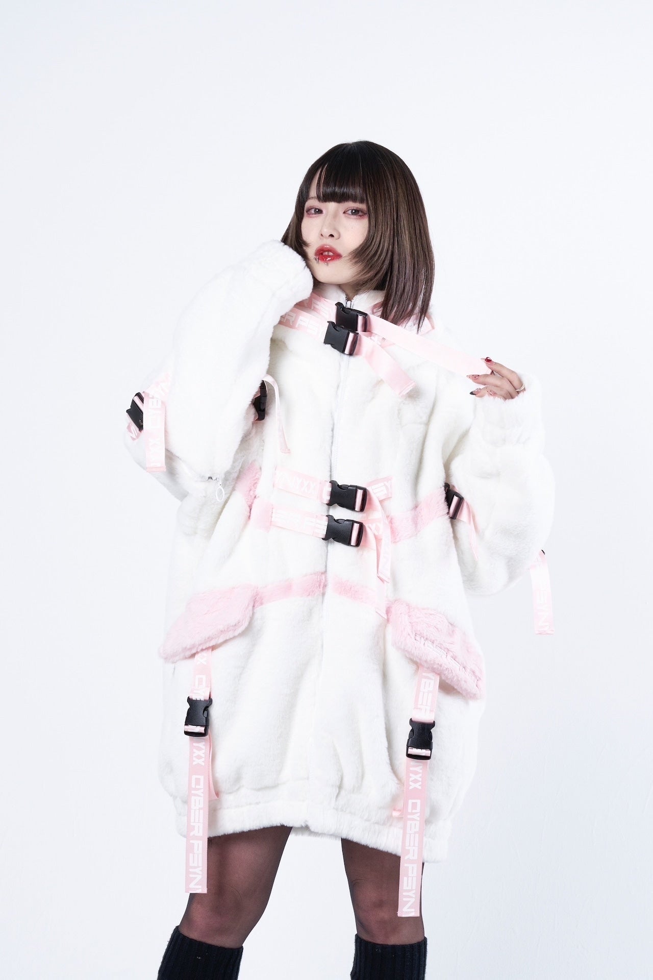 PSYNYXXサイバーファーブルゾン　グランジ　cyber アウター　冬服