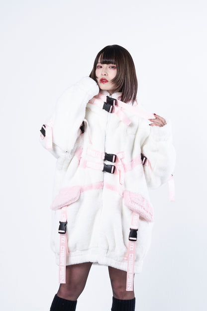 PSYNYXXサイバーファーブルゾン　グランジ　cyber アウター　冬服