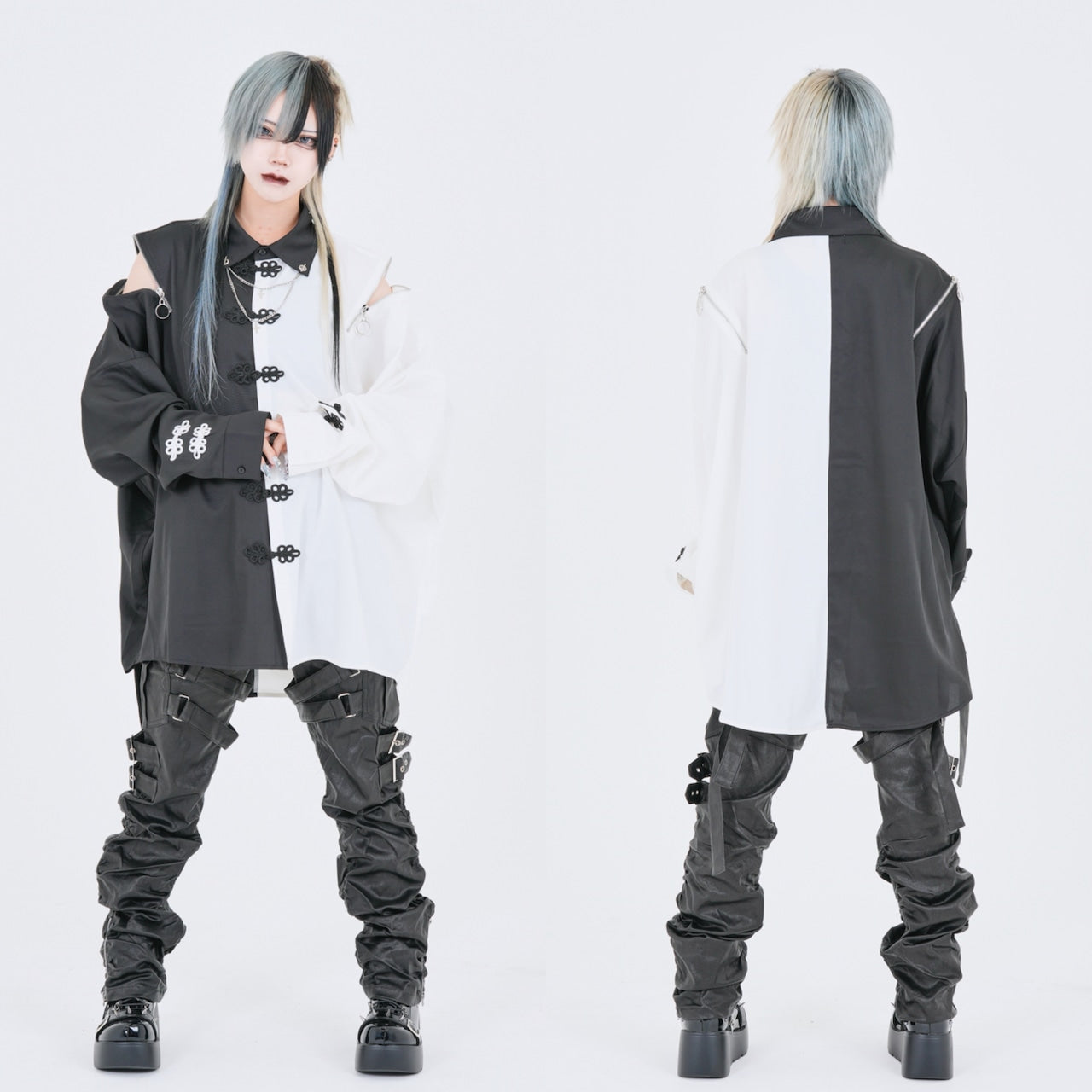 PSYNYXXチャイナZIPシャツ