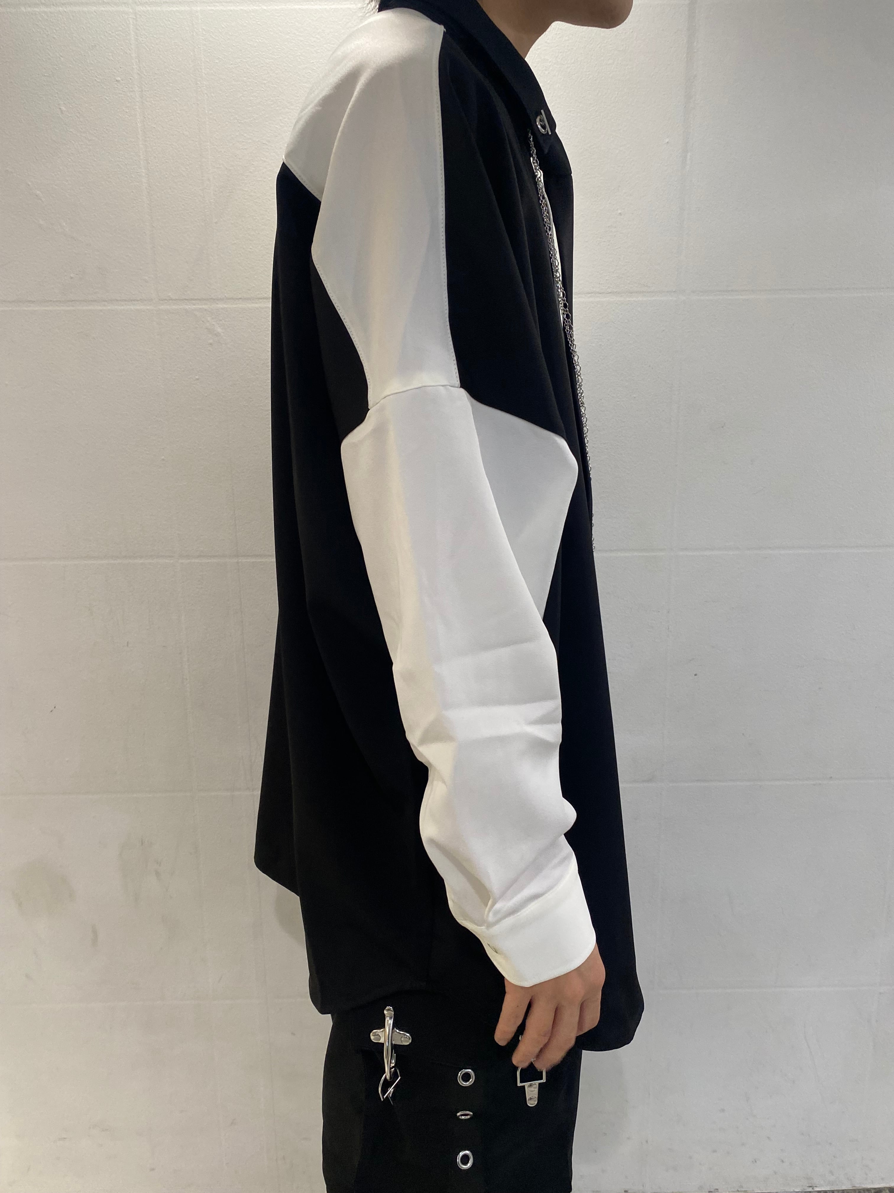 PSYNYXX BY THICC Select Chain Pin Tie Shirt