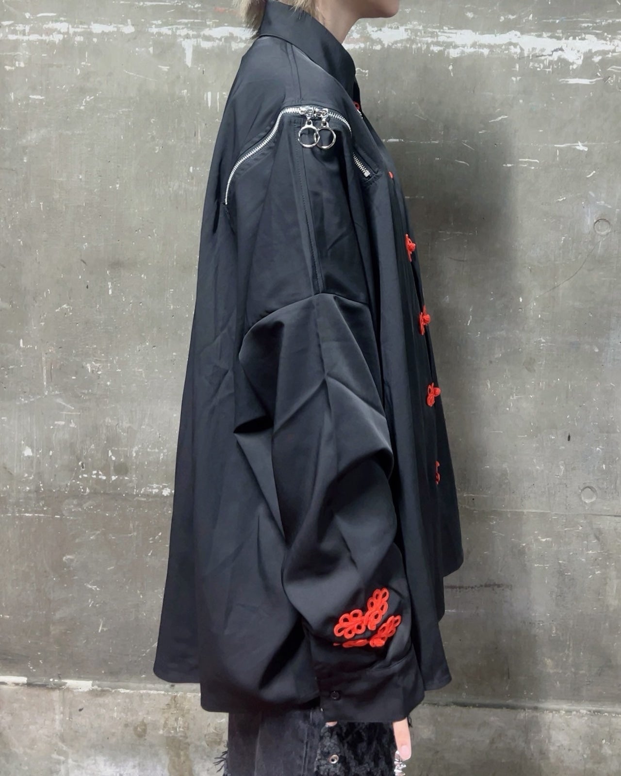 PSYNYXXチャイナZIPシャツ