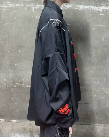 PSYNYXXチャイナZIPシャツ