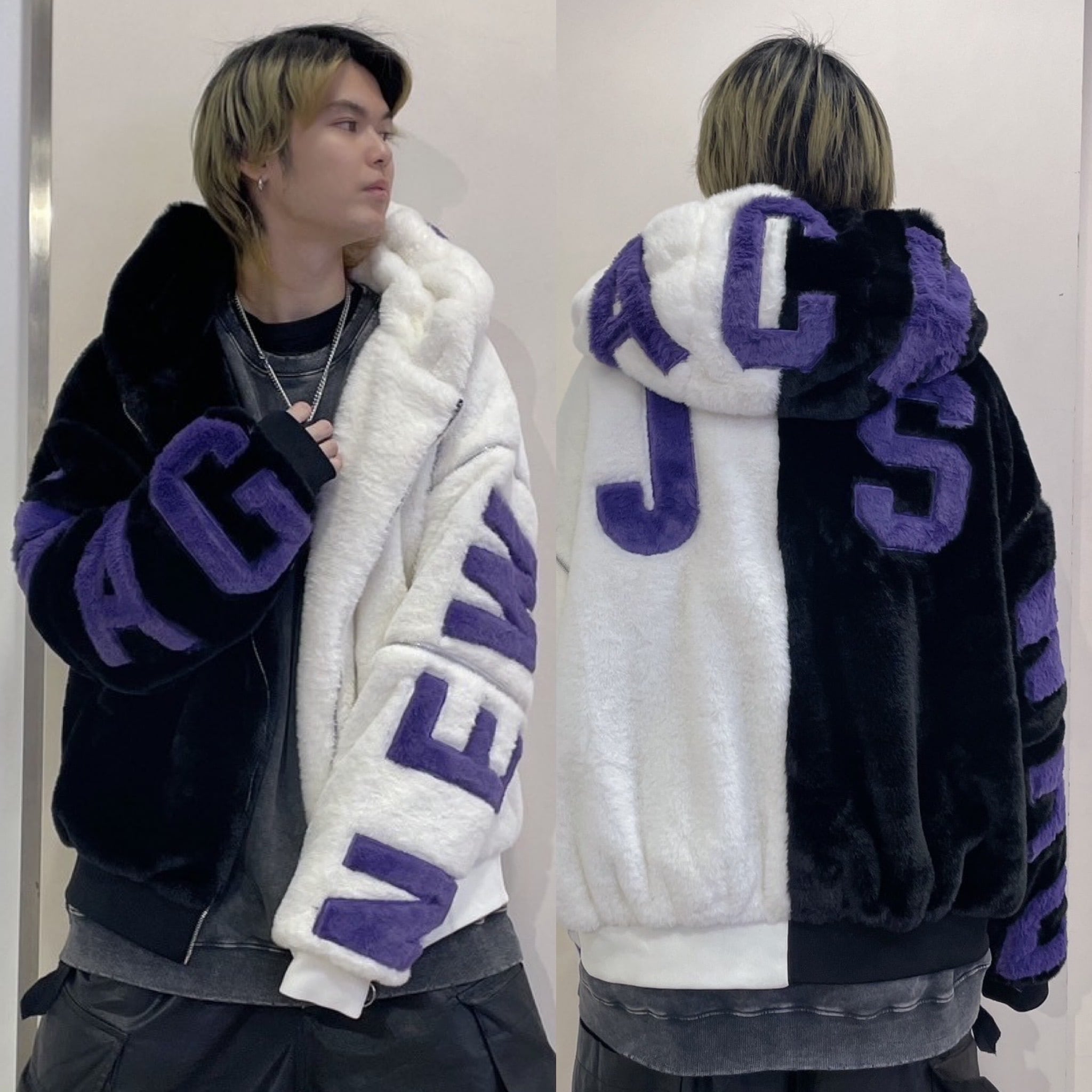 NEW THICC NEW JACK SWAG High quality fur blouson