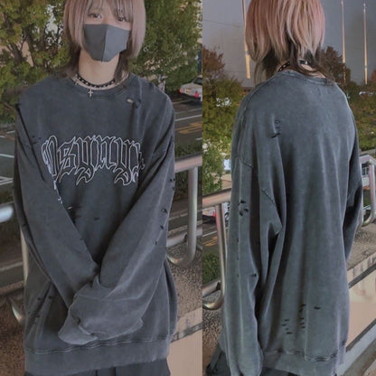 PSYNYXXピグメント加工トレーナー