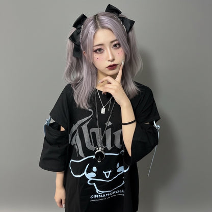 シナモン×THICC　オーバーサイズTシャツ サンリオ　シナモン　
