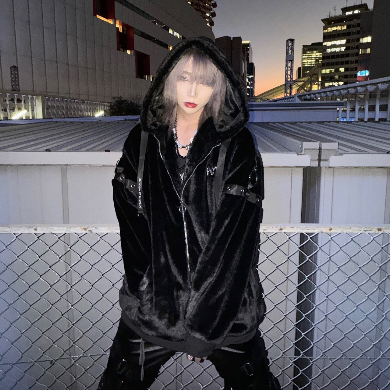 PSYNYXX スパイダーファーブルゾン 地雷系 サブカル サブジラ