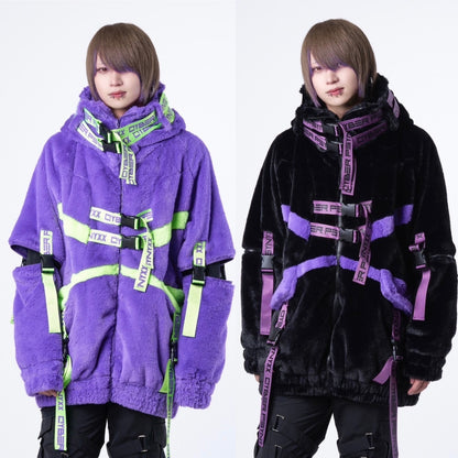 PSYNYXXサイバーファーブルゾン　グランジ　cyber アウター　冬服