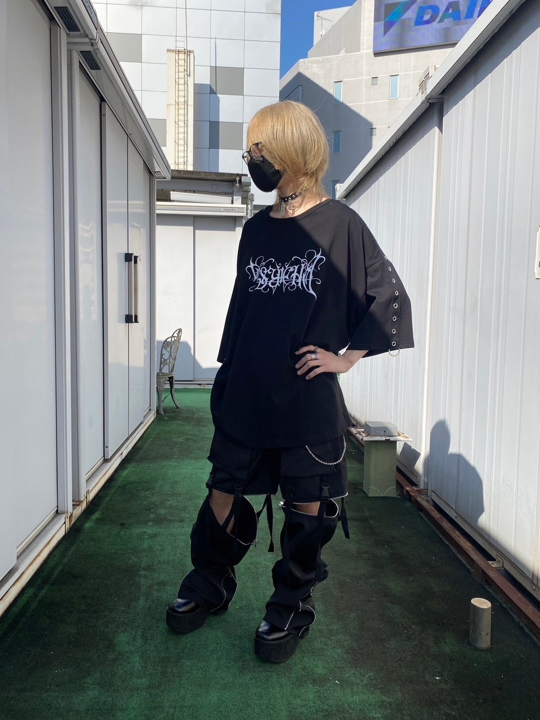 PSYNYXX SELECT 袖ハトメtshirts