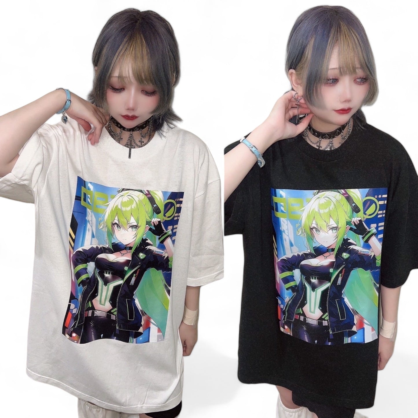 PSYNYXX イラストTシャツ