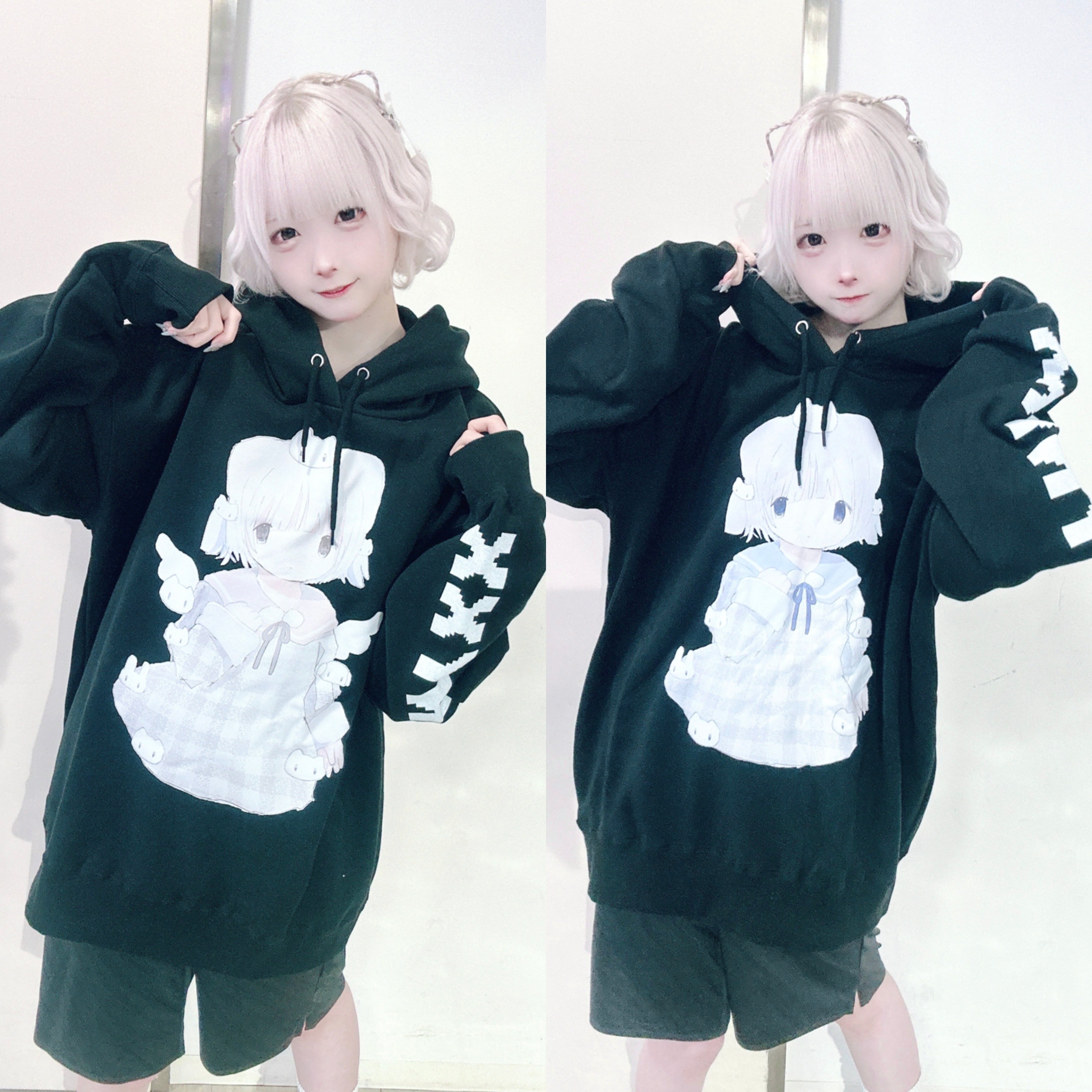Sudadera con capucha de colaboración Pero x PSYNYXX NEGRO
