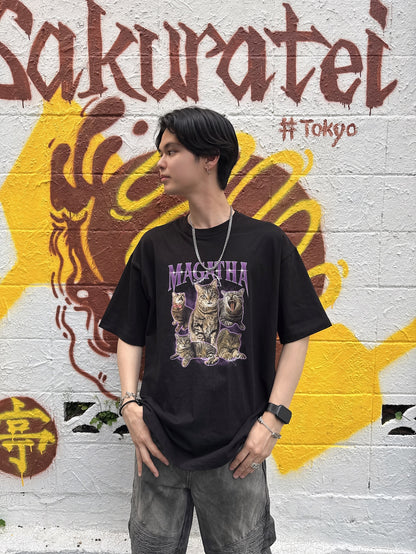 キジトラキャットTシャツ サブカル サブスト