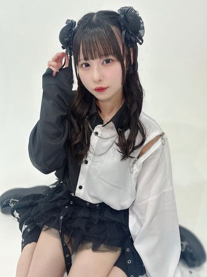 PSYNYXX 新・チェーンZIPシャツ