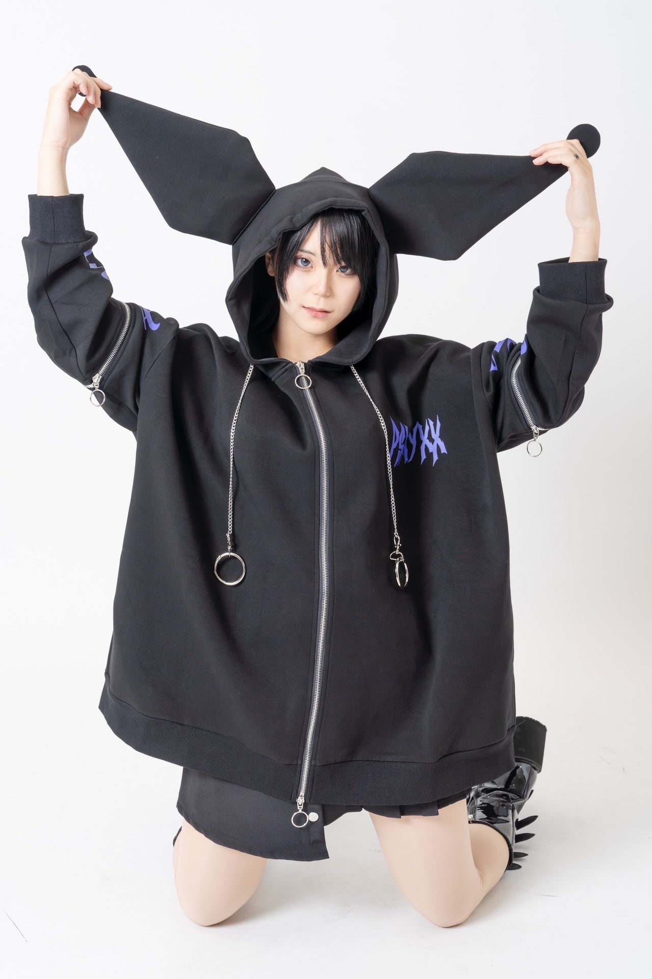 【希少】KUROMIクロミ×PSYNYXXパーカー 地雷 サブカル サンリオ