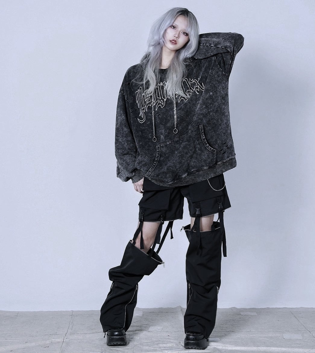 売れ筋NO.1 PSYNYXX THICC ジップワイドカーゴパンツ