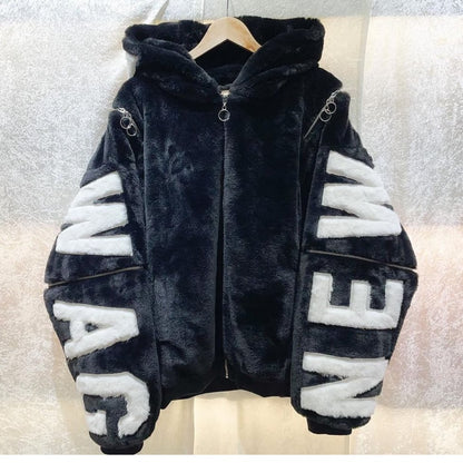 THICC  newjackswag 3way ハイクオリティ　ファーブルゾン アウター　冬服　モテ服　サブカル　地雷　水色界隈　EXIT スラムダンク