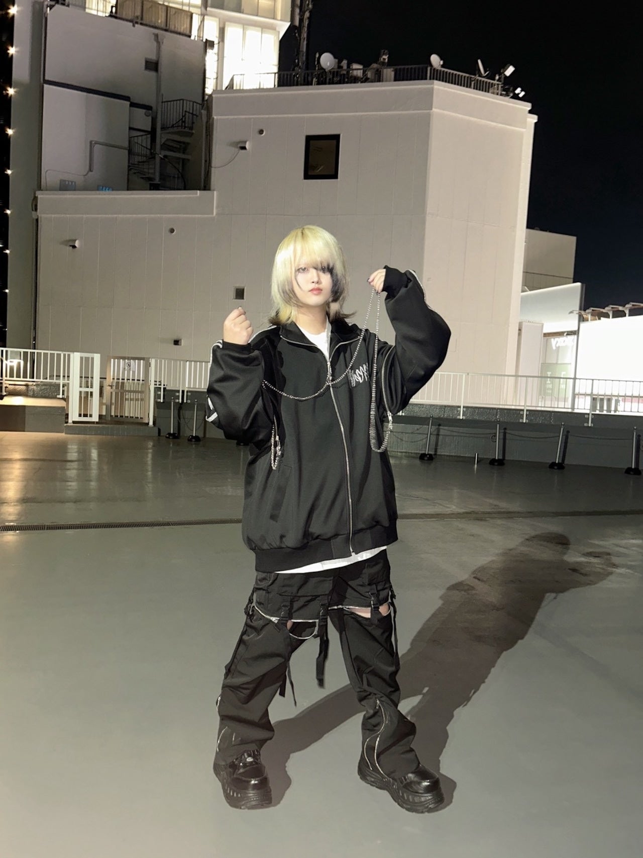 PSYNYXX バッククラウン刺繍ジャージ サブカル 地雷